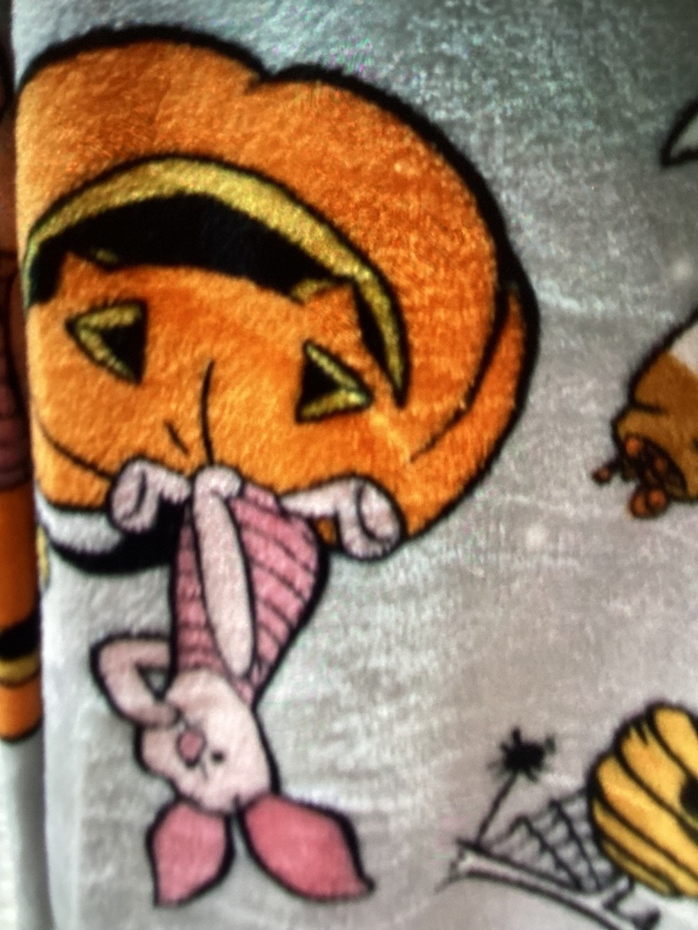New Halloween Disney Winnie and Piglet Throw 50x70”